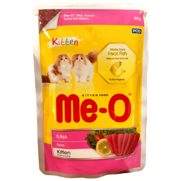 Me O Tuna Kitten Cat Wet Food - 10+2x80g