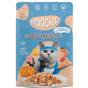 Moochie Salmon Grain Free Weight Control Cat Treats - 12x85g