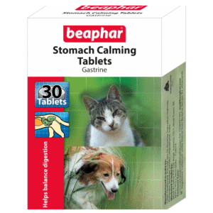 Beaphar Stomach Calming Gastrine Tablets for Cats and Dogs - 30 Tablets