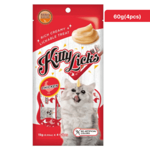 Kitty Licks Chicken Flavor Cat Treats - 12x60g(48pcs)