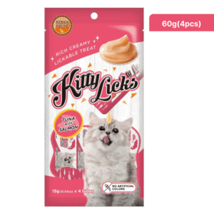 Kitty Licks Tuna Salmon Cat Treats - 12x60g(48pcs)