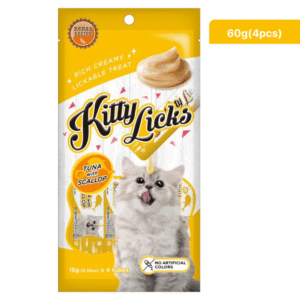 Kitty Licks Tuna Scallop Cat Treats - 12x60g(48pcs)