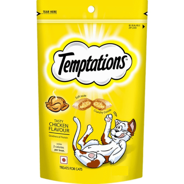 Temptations Tasty Chicken Flavour Cat Treats (12g) - 12g