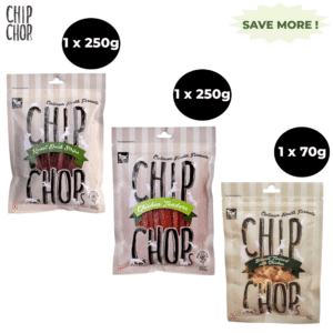 Chip Chops Roast Duck Strips, Chicken Tenders, Biscuit Twined with Chicken Dog Treats Combo (Pack of 3) - Pack of 3