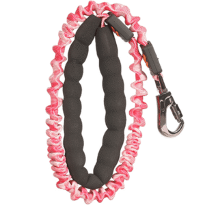 Basil Shock Absorbing Stretch Leash for Dogs (Pink) - 122cm
