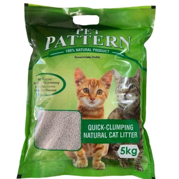 Pet Pattern Natural Clay Scented Cat Litter - 2x5kg