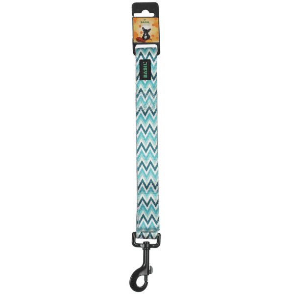 Basil Printed Leash for Dogs and Cats (Green) - L:25mm Width