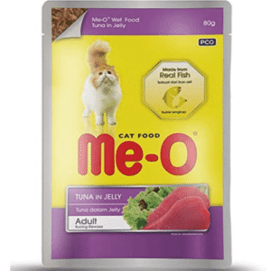 Me O Tuna in Jelly Adult Cat Wet Food - 10+2x80g