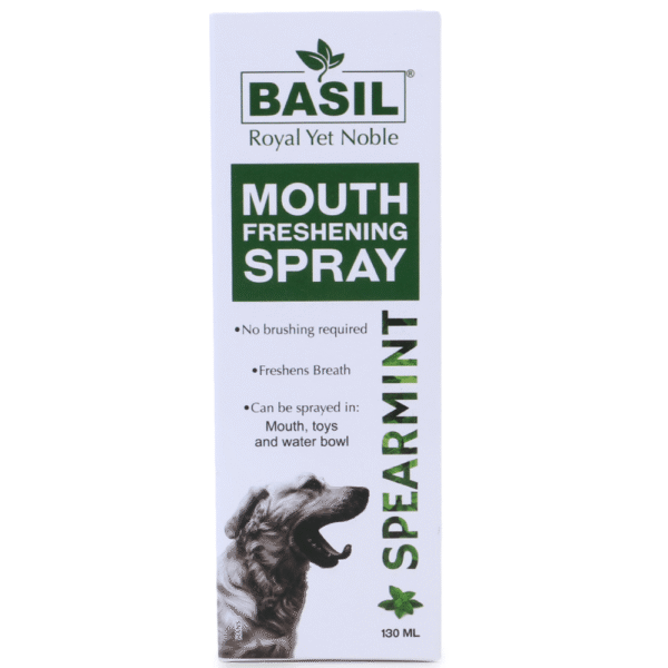Basil Spearmint Mouth Spray for Dogs - 130mL
