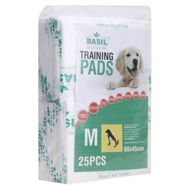 Basil Training Pads for Puppies (60x45cm) - 25pcs