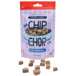 Chip Chops Freeze Dried Chicken Liver Dog Treats - 2x35g