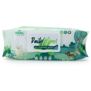 Basil All Purpose Wet Wipes for Dogs and Cats (18x20 cm) - 80pcs