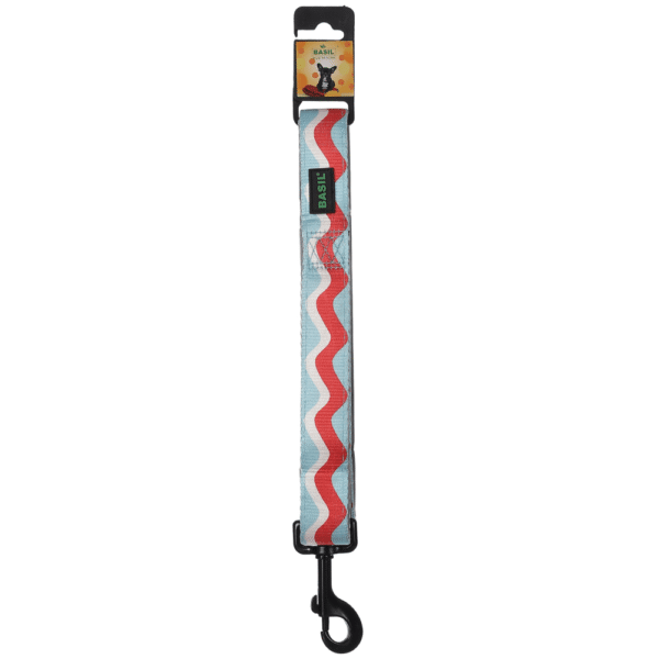 Basil Printed Leash for Dogs and Cats (Blue) - M:19mm Width