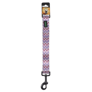 Basil Printed Leash for Dogs and Cats (Purple) - L:25mm Width