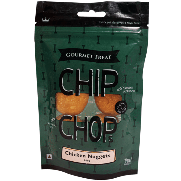 Chip Chops Chicken Nuggets Gourmet Dog Treats - 2x100g