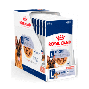 Royal Canin Maxi Adult Dog Wet Food - 10kg(Dry)+20x140g(Wet)