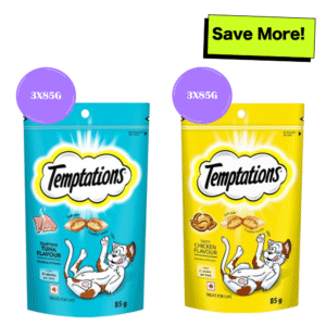 Temptations Tempting Tuna and Tasty Chicken Flavor Cat Treats Combo - 6x85g