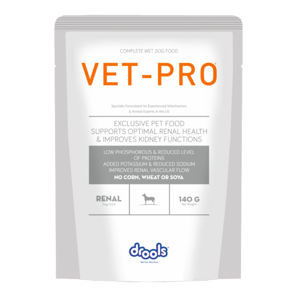 Drools VET PRO Renal Pet Wet Food for Dogs - 120x140g