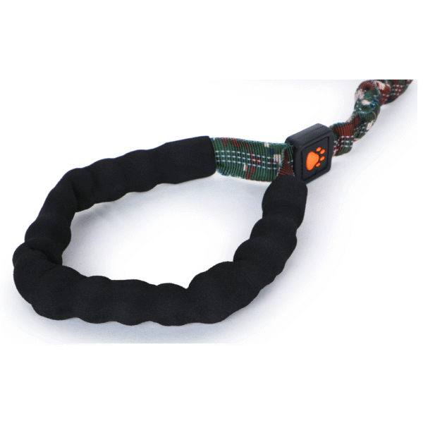 Basil Shock Absorbing Stretch Leash for Dogs (Green) - 76cm
