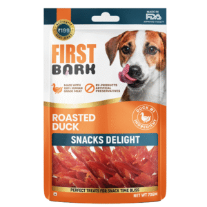 First Bark Soft Roasted Duck Dog Treats - 200g