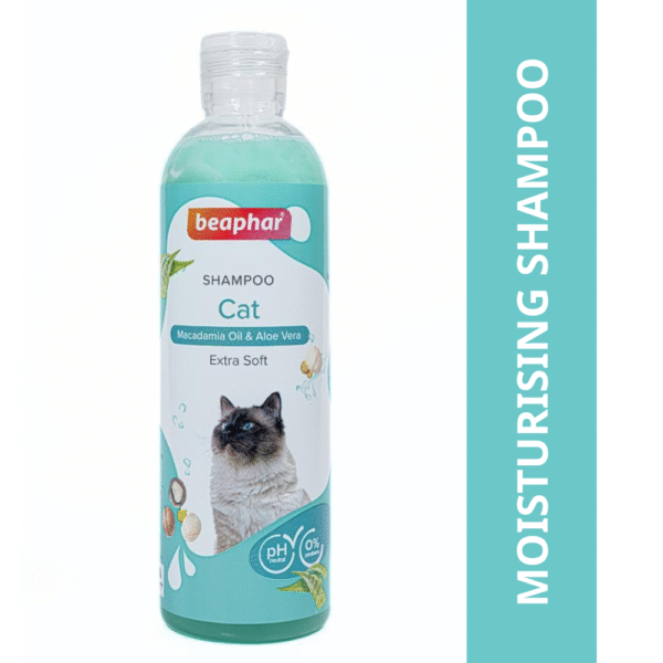 Beaphar Macadamia Oil & Aloe Vera Dryness & Itch Relief Shampoo for Cats - 250mL