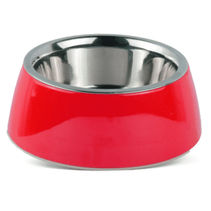 Basil Solid Color Melamine Bowl for Dogs and Cats (Red)(200mL) - 200mL