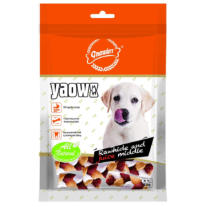 Gnawlers Yaowo Braided Dog Treats (2.5 inch) - 220g