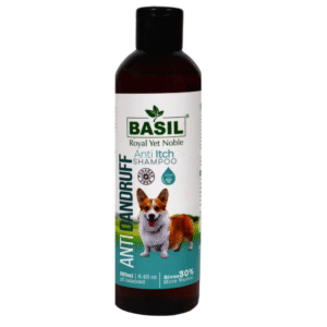 Basil Anti Dandruff & Anti Itch Shampoo for Dogs and Cats - 250mL
