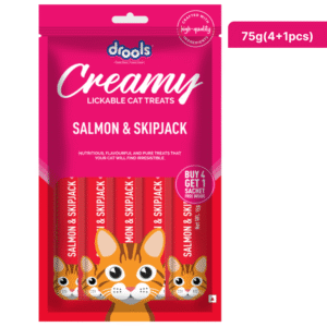 Drools Salmon & Skipjack Creamy Cat Treats - 3x75g(15pcs)