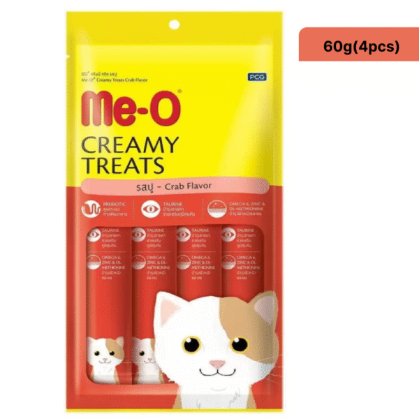 Me O Creamy Crab Cat Treats - 3x300g