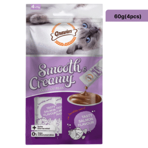 Gnawlers Salmon Flavour Creamy Cat Treats - 3x60g(12pcs)