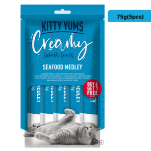 Kitty Yums Seafood Medley Creamy Cat Treat - 24x15g(24pcs)
