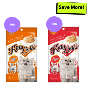 Kitty Licks Chicken Tuna and Chicken Flavour Cat Treats Combo - 60g+60g
