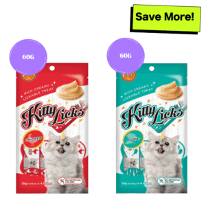 Kitty Licks Chicken Flavour and Tuna Cat Treats Combo - 60g+60g