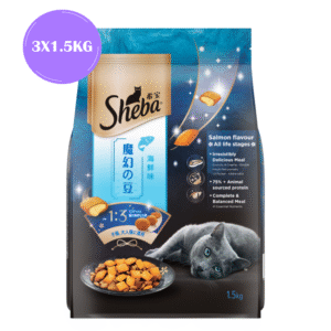 Sheba Salmon Flavour Irresistible All Life Stages Cat Dry Food - 1.5kg