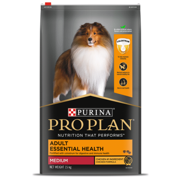 Pro Plan Chicken Medium Breed Adult Dog Dry Food (New Improved Formula) - 9kg (3x3kg)