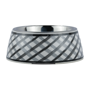 Basil Check Print Melamine Bowl for Dogs and Cats(200mL) - 200mL