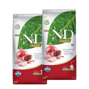 Farmina N&D Prime Chicken & Pomegranate Grain Free Kitten Cat Dry Food - 1.5kg
