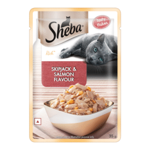 Sheba Skipjack & Salmon Fish Mix Cat Wet Food - 12x35g