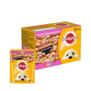 Pedigree Chicken Chunks Gravy Puppy Wet Food - 15x70g