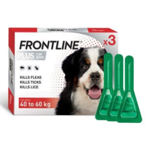 Boehringer Ingelheim Frontline Plus Tick & Flea Spot On for XLarge Dogs (40kg to 60kg) - 2.02ml x 3 Pipette