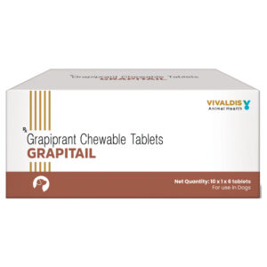 Vivaldis Grapitail 100mg (Grapiprant) Tablet for Dogs - 1 Strip (6 tablets)