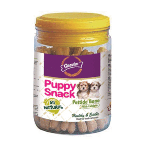 Gnawlers Puppy Snack Pettide Bone Dog Treats (Jar) - 180g