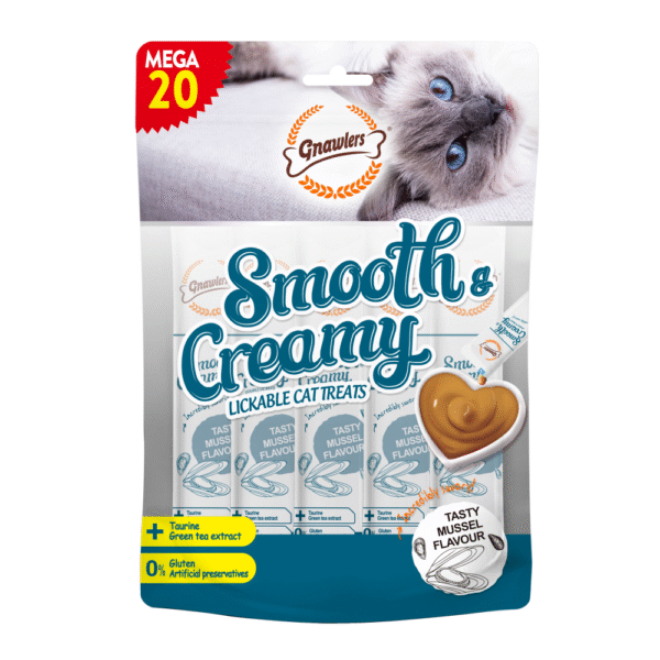 Gnawlers Mussel Flavour Creamy Cat Treats (300g) - 3x300g