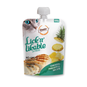 Gnawlers Chicken Pineapple Lick n Likable Cat Treats - 100g