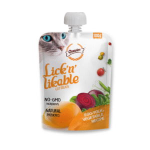 Gnawlers Lick n Likable Egg Yolk & Vegetable Cat Treats - 100g