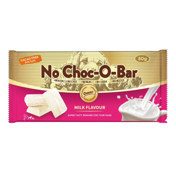 Gnawlers No Choc O Bar Dog Treats (Milk) - 2x80g