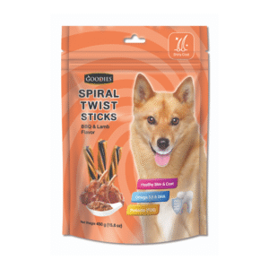 Goodies BBQ & Lamb Spiral Twist Stick Dog Treats - 2x450g
