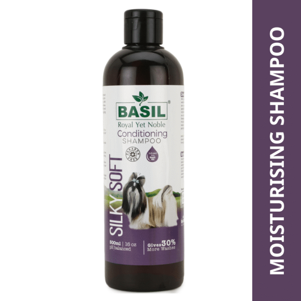 Basil Silky Soft Conditioning Dog Shampoo - 250mL