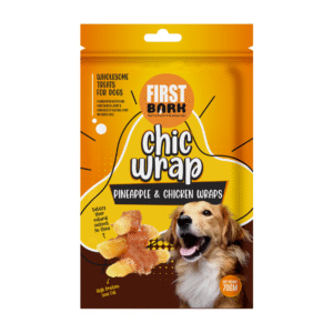 First Bark Pineapple & Chicken Wrap Dog Treats - 3x70g